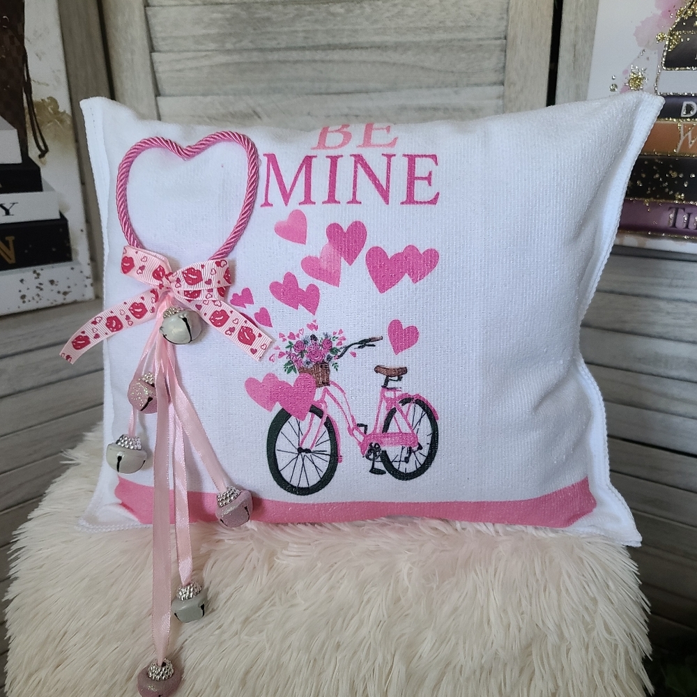 SOLD!!!  Valentine Accent Pillow Handmade
